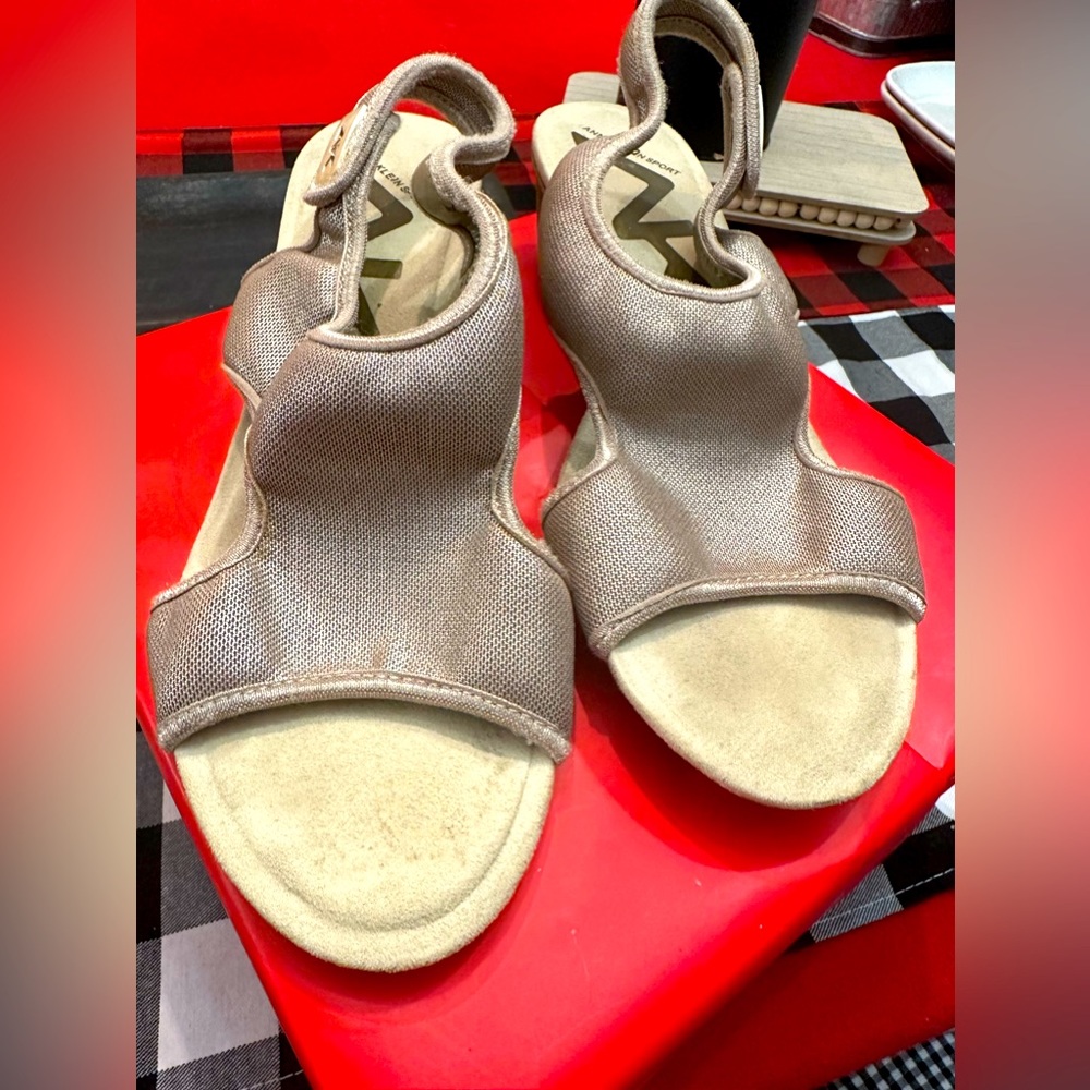 ⭐️Anne Klein Sport open Toe Sling Back Sandals⭐️